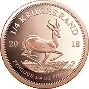 Any Year 1/4oz South African Gold Krugerrand (2)